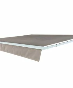 For Living Retractable Manual Outdoor/Patio Awning, Taupe, 8-ft X 10-ft