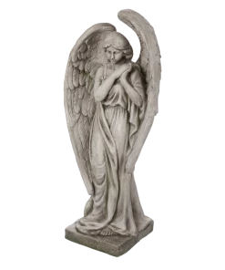 For Living Large Angel Statue & Lawn Ornament, 31.30-in, Grey