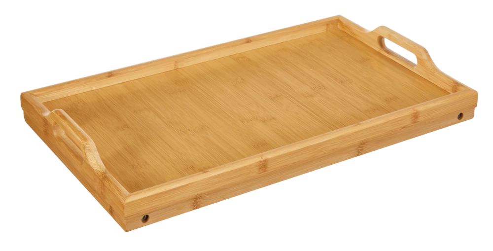 For Living Portable Bamboo Wood Folding TV/Laptop/Tray Table - Image 2