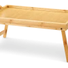 For Living Portable Bamboo Wood Folding TV/Laptop/Tray Table