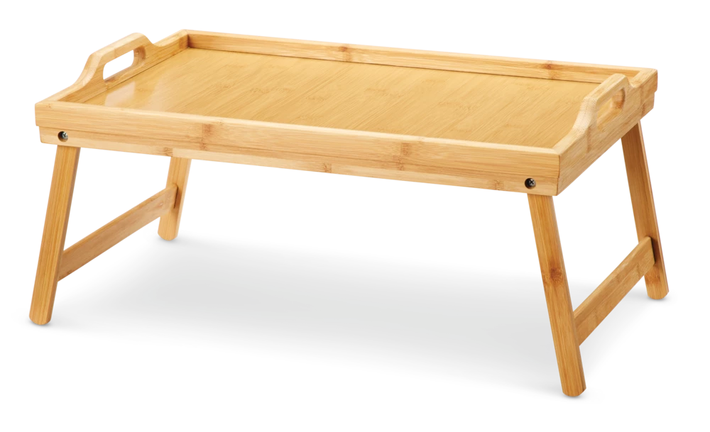 For Living Portable Bamboo Wood Folding TV/Laptop/Tray Table