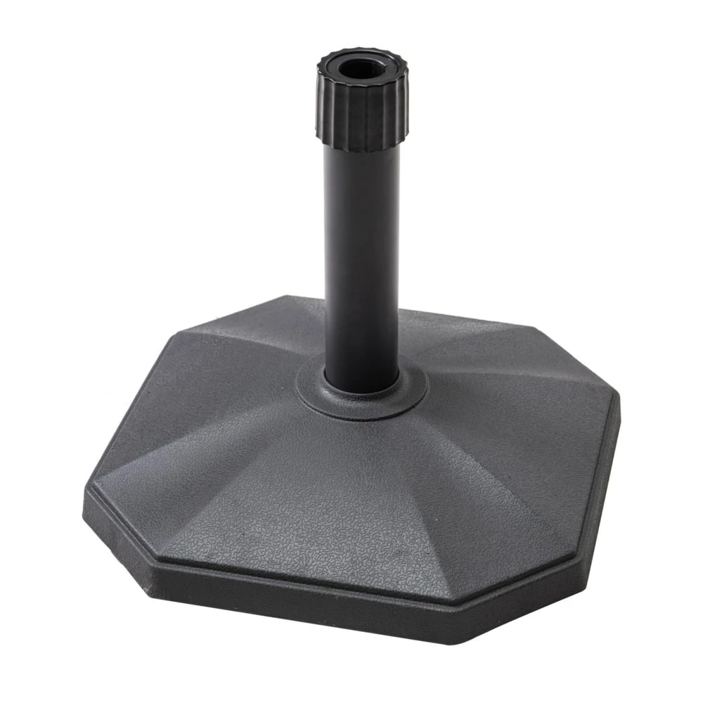 For Living Concrete Patio Umbrella Base/Umbrella Stand, Black, 29-lb - Image 4