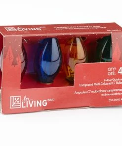 For Living C7 Replacement Bulbs, Multicoloured Transparent