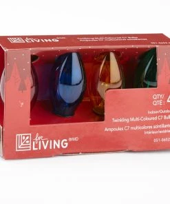 For Living C7 Replacement Bulbs, Multicoloured Twinkling