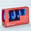 For Living C9 Christmas Lights Replacement Bulbs, 4 Incandescent Lights, Blue