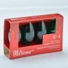 For Living C9 Christmas Lights Replacement Bulbs, 4 Incadescent Lights, Green
