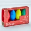 For Living C9 Christmas Lights Replacement Bulbs, 4 Incandescent Lights, Multi-colour