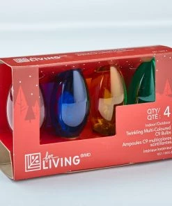 For Living C9 Replacement Bulbs, Multicoloured Twinkling