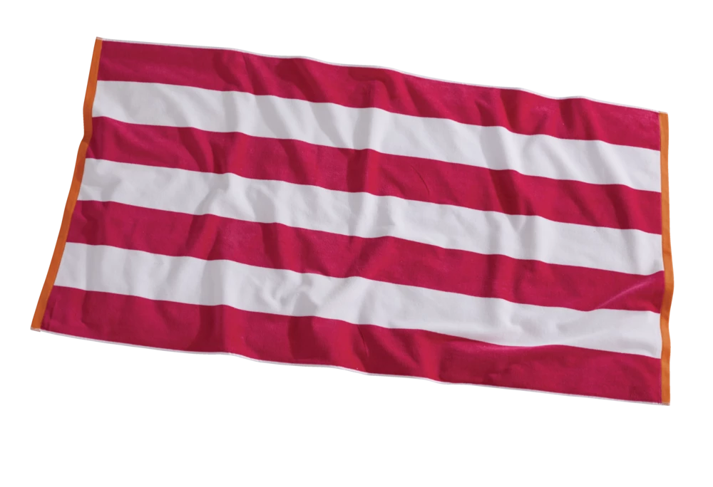 For Living Striped Cotton Absorbent Bath Towel, Assorted Colours, 60 X 30-in - Image 6