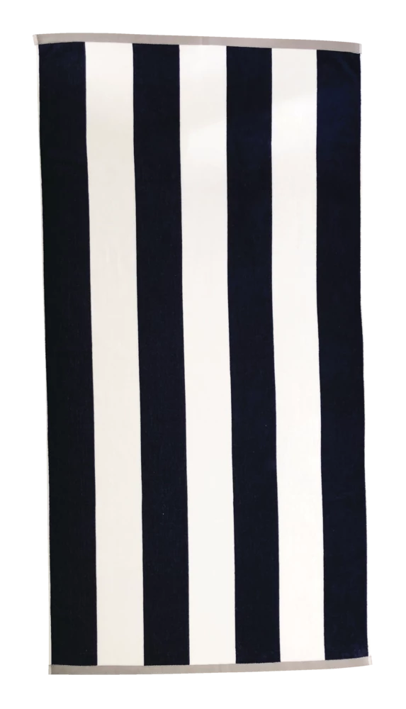 For Living Striped Cotton Absorbent Bath Towel, Assorted Colours, 60 X 30-in