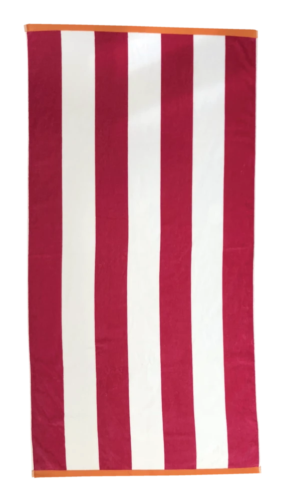 For Living Striped Cotton Absorbent Bath Towel, Assorted Colours, 60 X 30-in - Image 4