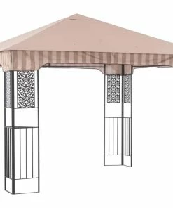 For Living Fabric Outdoor/Patio Replacement Canopy For Lakeside Gazebo, 132x132x28-in