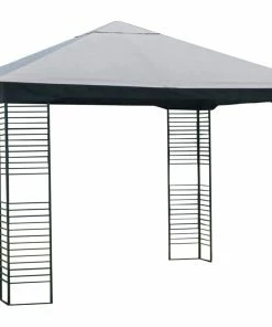 For Living Metropolis Outdoor/Patio Gazebo Canopy For Soft-Top Gazebo, Grey
