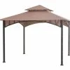 For Living Summerland Outdoor/Patio Gazebo Canopy, Light Brown, 134x134x36-in