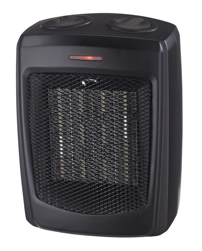 For Living Portable Ceramic Space Heater W/Thermostat, 1500W, Black - Image 2