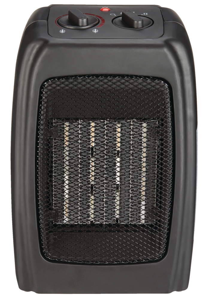 For Living Portable Ceramic Space Heater W/Thermostat, 1500W, Black - Image 3
