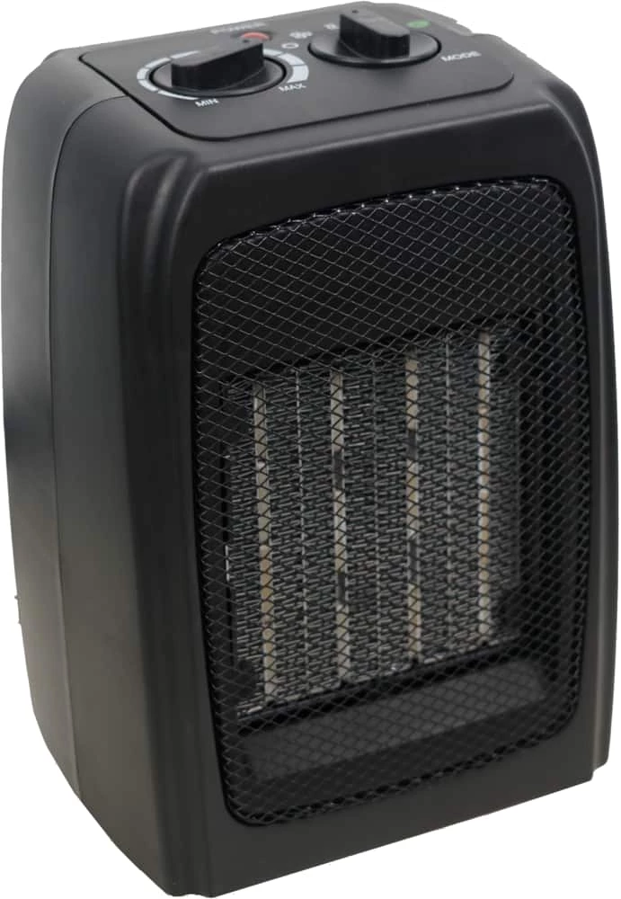 For Living Portable Ceramic Space Heater W/Thermostat, 1500W, Black - Image 5