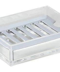 For Living Acrylic Soap Dish, Clear