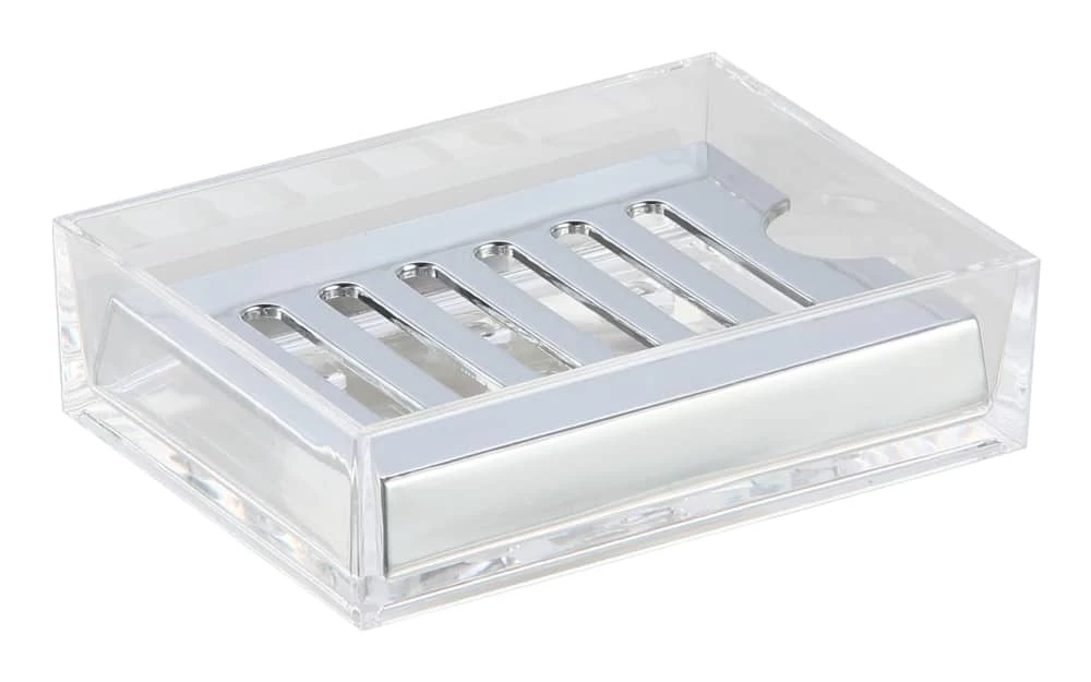 For Living Acrylic Soap Dish, Clear