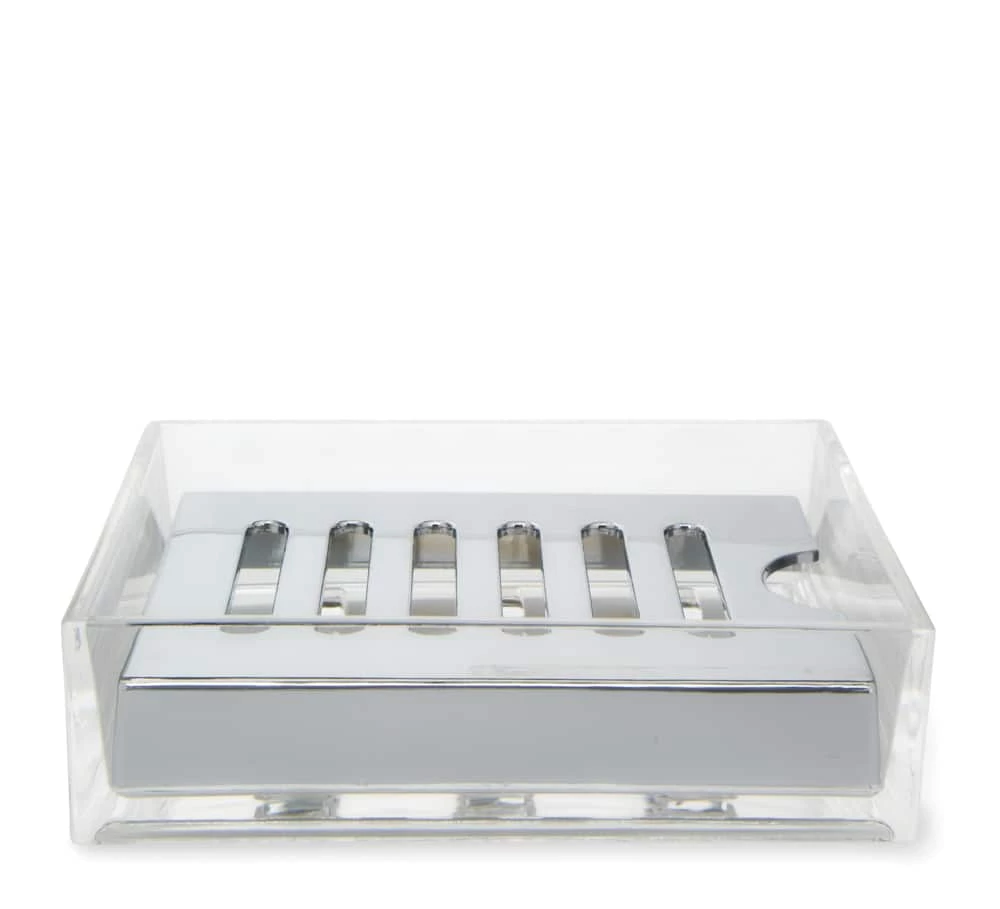 For Living Acrylic Soap Dish, Clear - Image 2