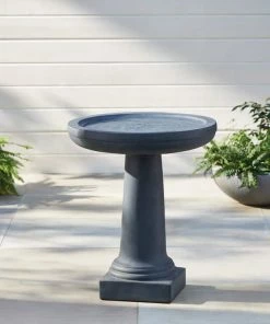 For Living Classic Grey Birdbath