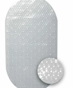 For Living Anti-Slip Bath Tub Mat, Clear, 28-in X 15-in