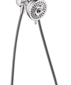 For Living 5-Setting Spray & Handheld Shower Head Combo, WaterSense® Certified, Chrome