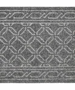 For Living Edna Non-Slip Door Mat, Black, 18-in X 30-in