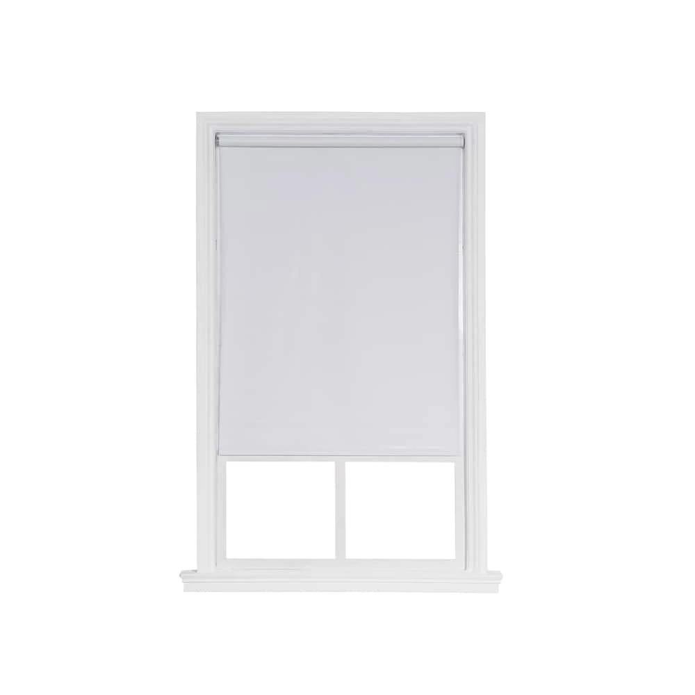 For Living Fabric Blackout Thermal Roller Shade, 24-in X 72-in