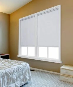 For Living Fabric Blackout Thermal Roller Shade, 36-in X 72-in