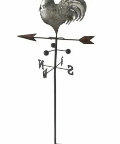 For Living Rooster Weather Vane, 44.88-in, Galvanized Steel