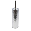 For Living Stainless Steel Compact Long Reach Toilet Brush, Hammered Finish
