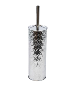 For Living Stainless Steel Compact Long Reach Toilet Brush, Hammered Finish