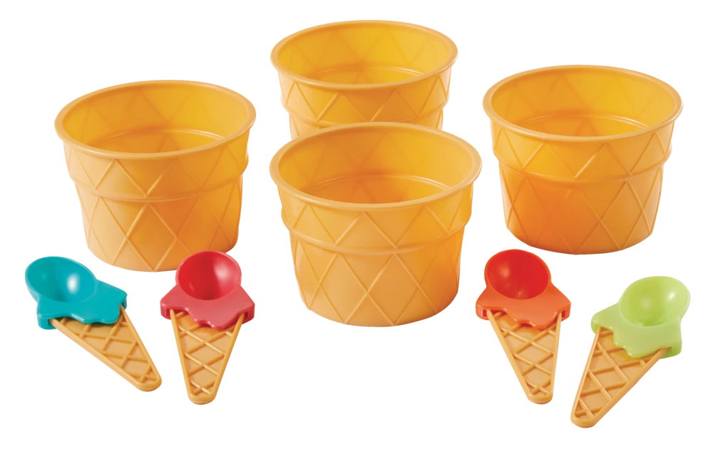 For Living Ice Cream Bowl & Spoon Set, 8-pcs