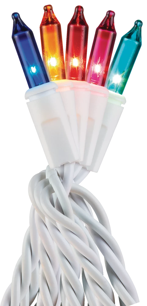 For Living Indoor Christmas Lights, 200 Multi-Colour Mini Incandescent Lights, White Wire - Image 6