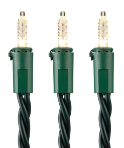 For Living Indoor Christmas Lights, 50 Mini Incandescent Lights, Clear