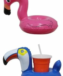 For Living Inflatable Drink Floaties/Cup Holders Set, Assorted