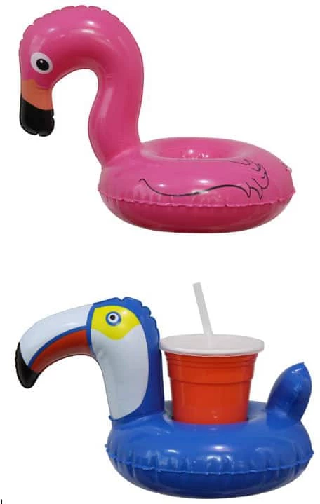 For Living Inflatable Drink Floaties/Cup Holders Set, Assorted