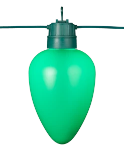 For Living Jumbo C9 Bulb, Green