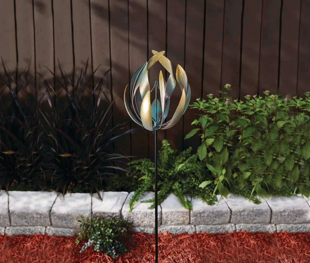 For Living Metal Kinetic Flame Spinner, 48.03-in - Image 3