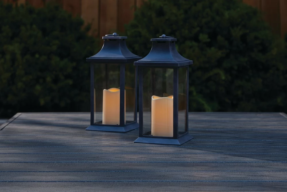 For Living Outdoor Lantern, 12.20-in, 2-pk, White - Image 4
