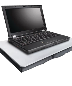 For Living Portable Padded Lap Desk, Fits Laptops Up To 16-in, Grey