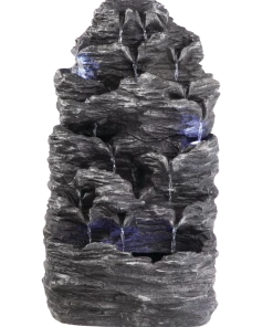 For Living Outdoor Rock Fountain, Includes Pump, 31-in