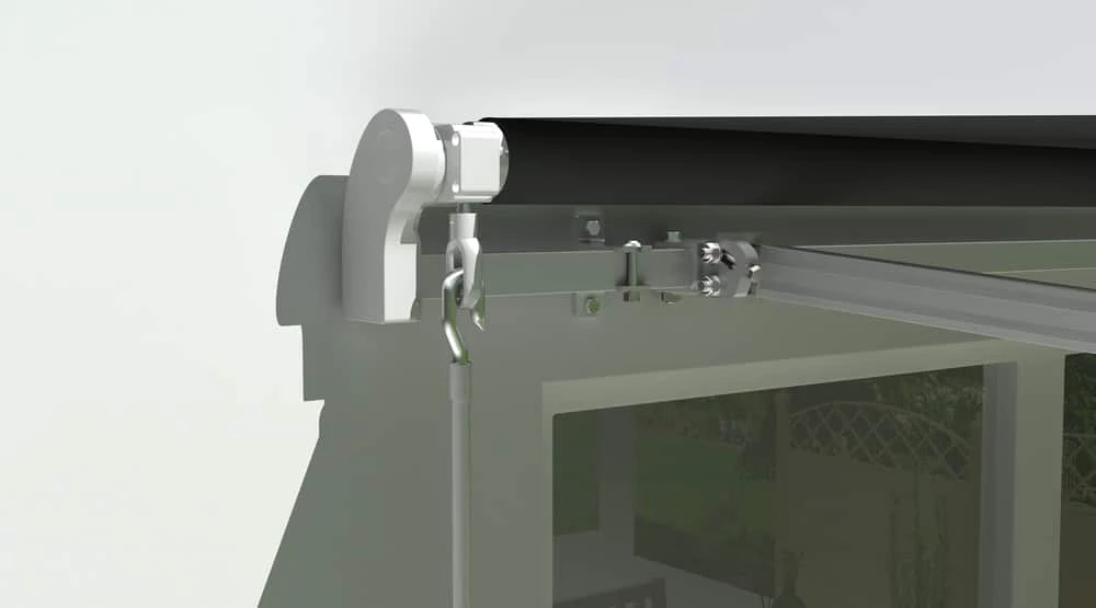 For Living Manual Outdoor/Patio Awning, 10-ft X 12-ft - Image 4