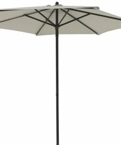 For Living Outdoor/Patio Market Umbrella, Beige, 7-ft
