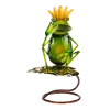 For Living Frog Prince Garden Statue & Lawn Ornament, 13.78-in, Assorted