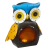 For Living Owl Lawn Ornament With LED Lights, 11.22 In
