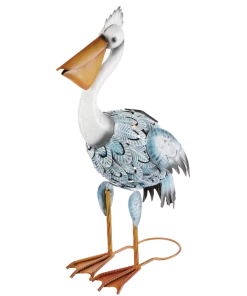 For Living Metal Pelican Statue & Lawn Ornament, 18.90-in