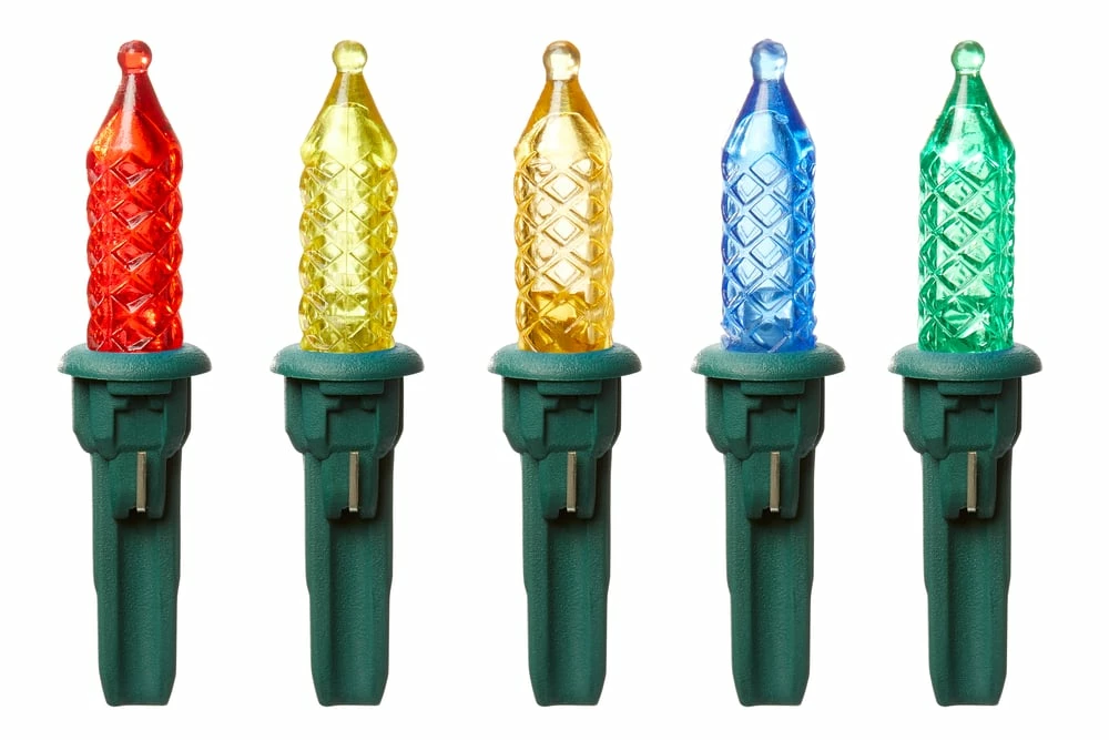 For Living Mini Christmas Lights Replacement Bulbs, 5 LED Lights, Multi-colour