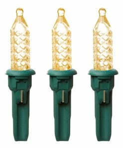 For Living Mini Christmas Lights Replacement Bulbs, 5 LED Lights, Warm White